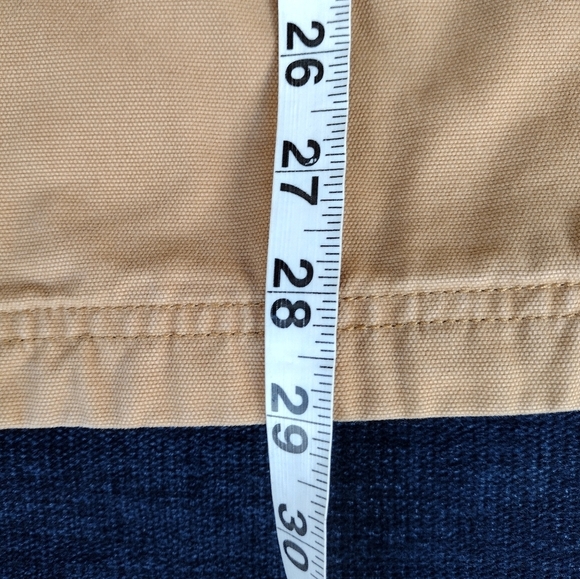 LL Bean Canvas Shirt Jacket Mens XL TallTan Brown Shacket - Picture 8 of 8